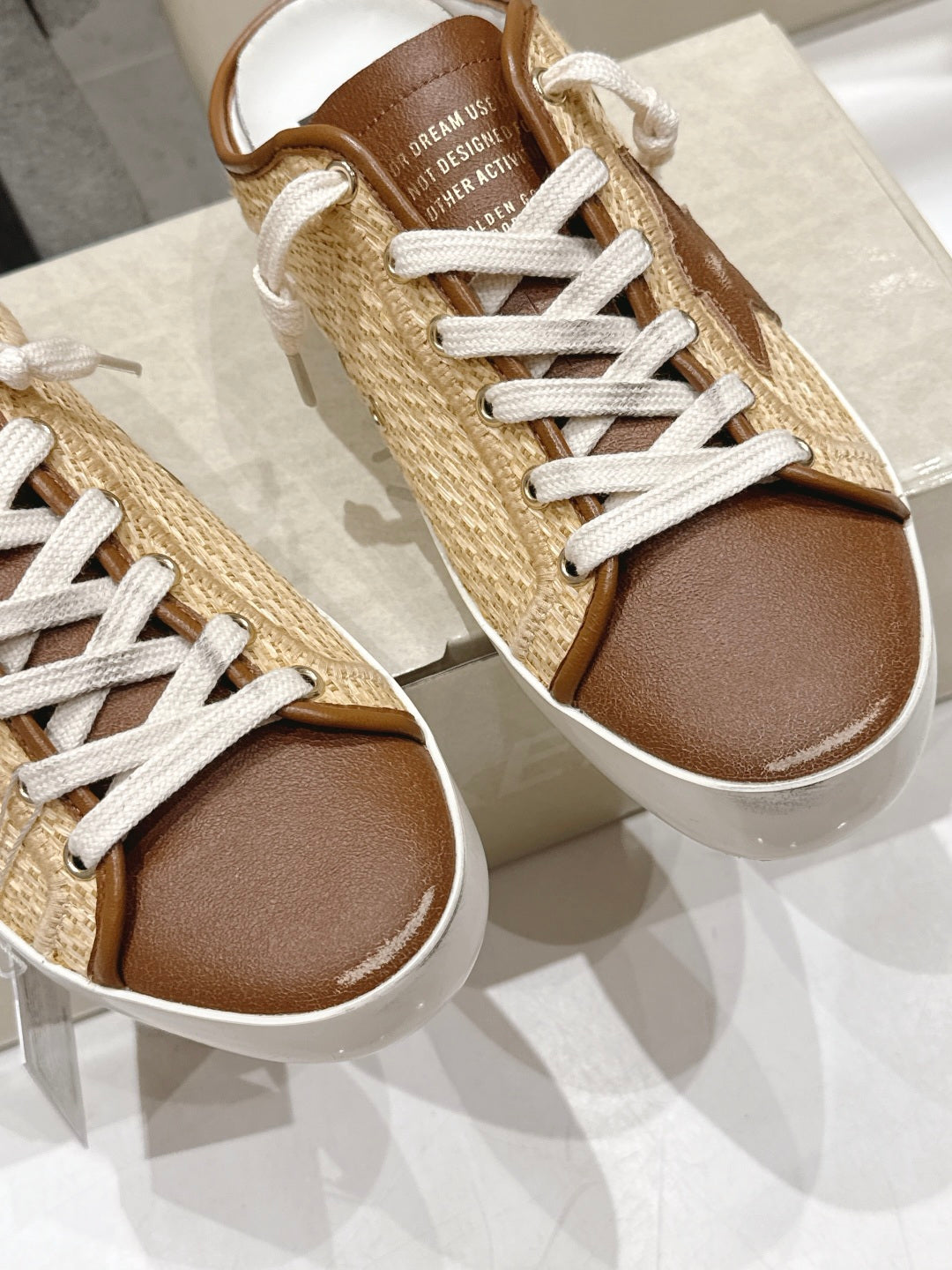 Golden Goose Vintage Distressed Sneakers #184