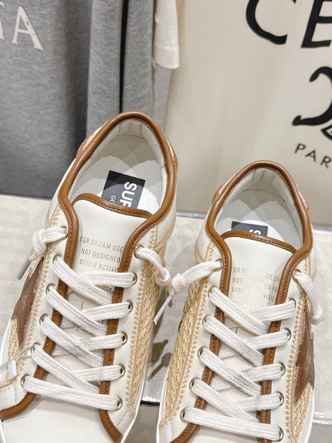 Golden Goose Vintage Distressed Sneakers #185