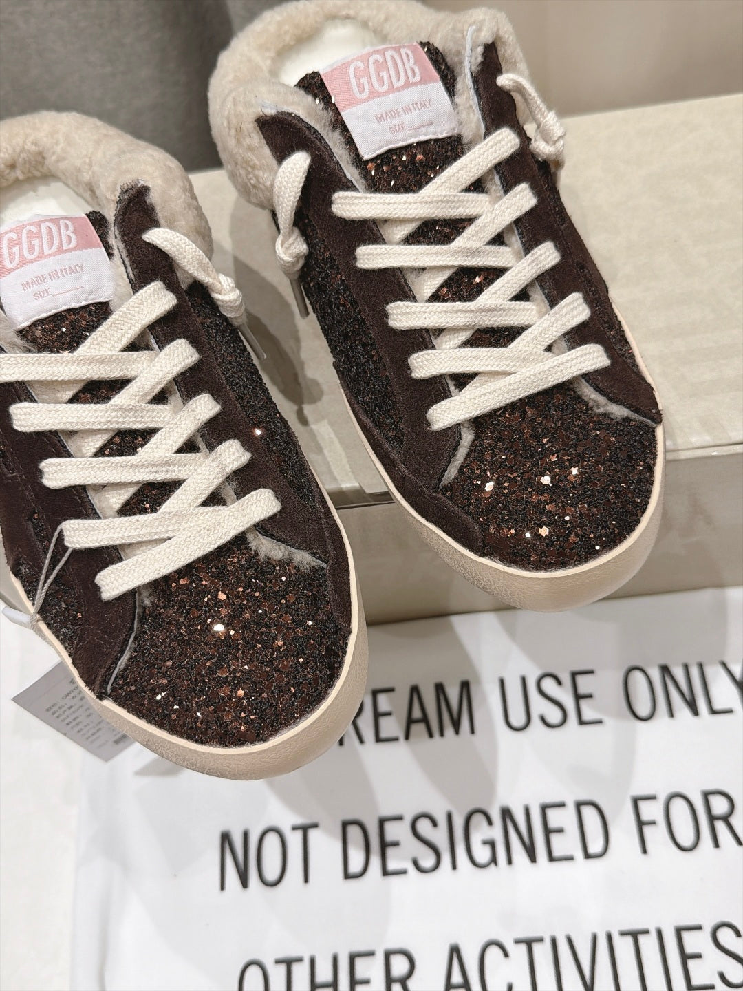 Golden Goose Vintage Distressed Sneakers #208