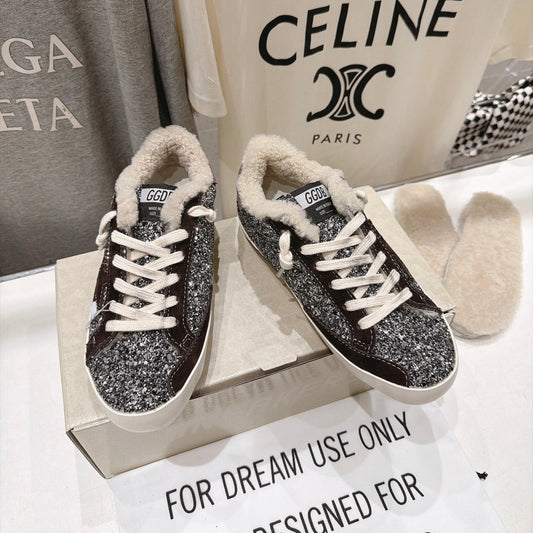 Golden Goose Vintage Distressed Sneakers #202
