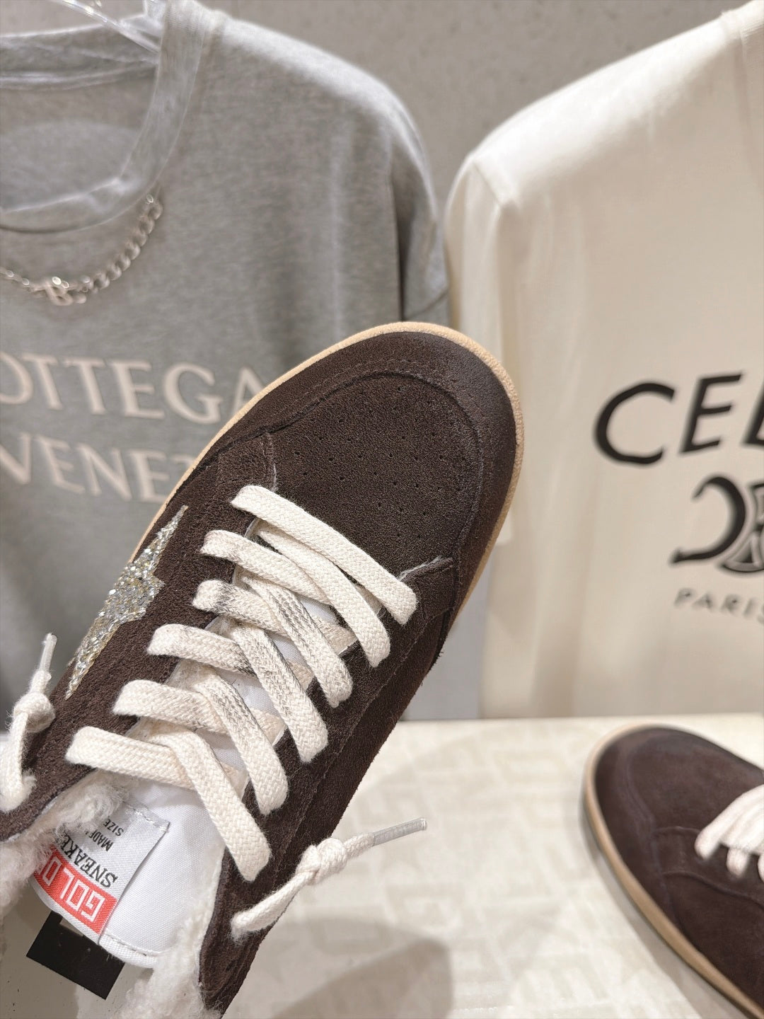 Golden Goose Vintage Distressed Sneakers #198