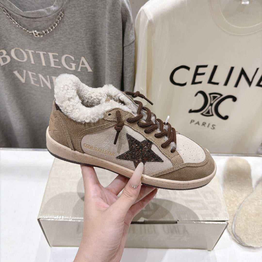 Golden Goose Vintage Distressed Sneakers #196