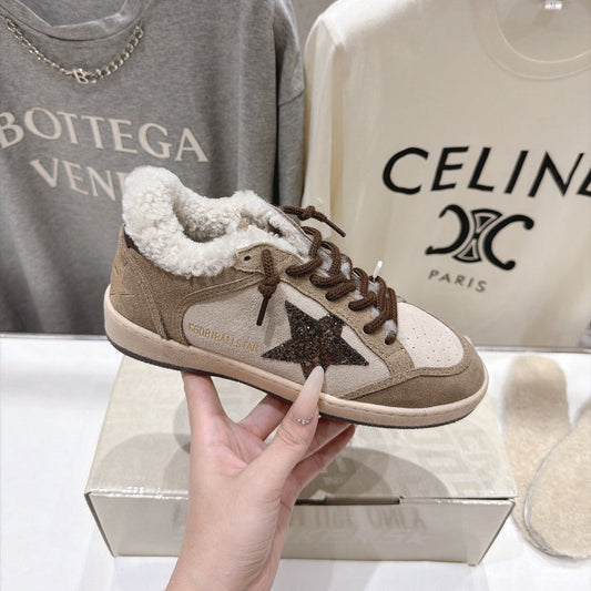 Golden Goose Vintage Distressed Sneakers #196