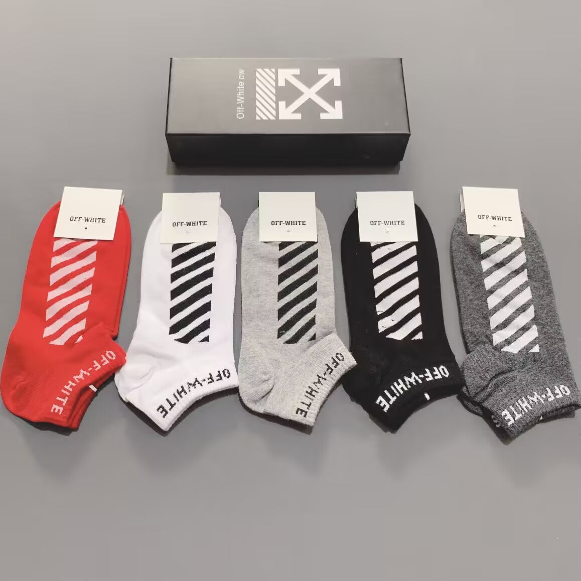 Off  Pure cotton low-cut socks