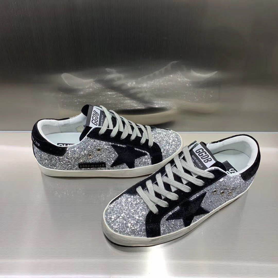 Golden Goose Vintage Distressed Sneakers #285