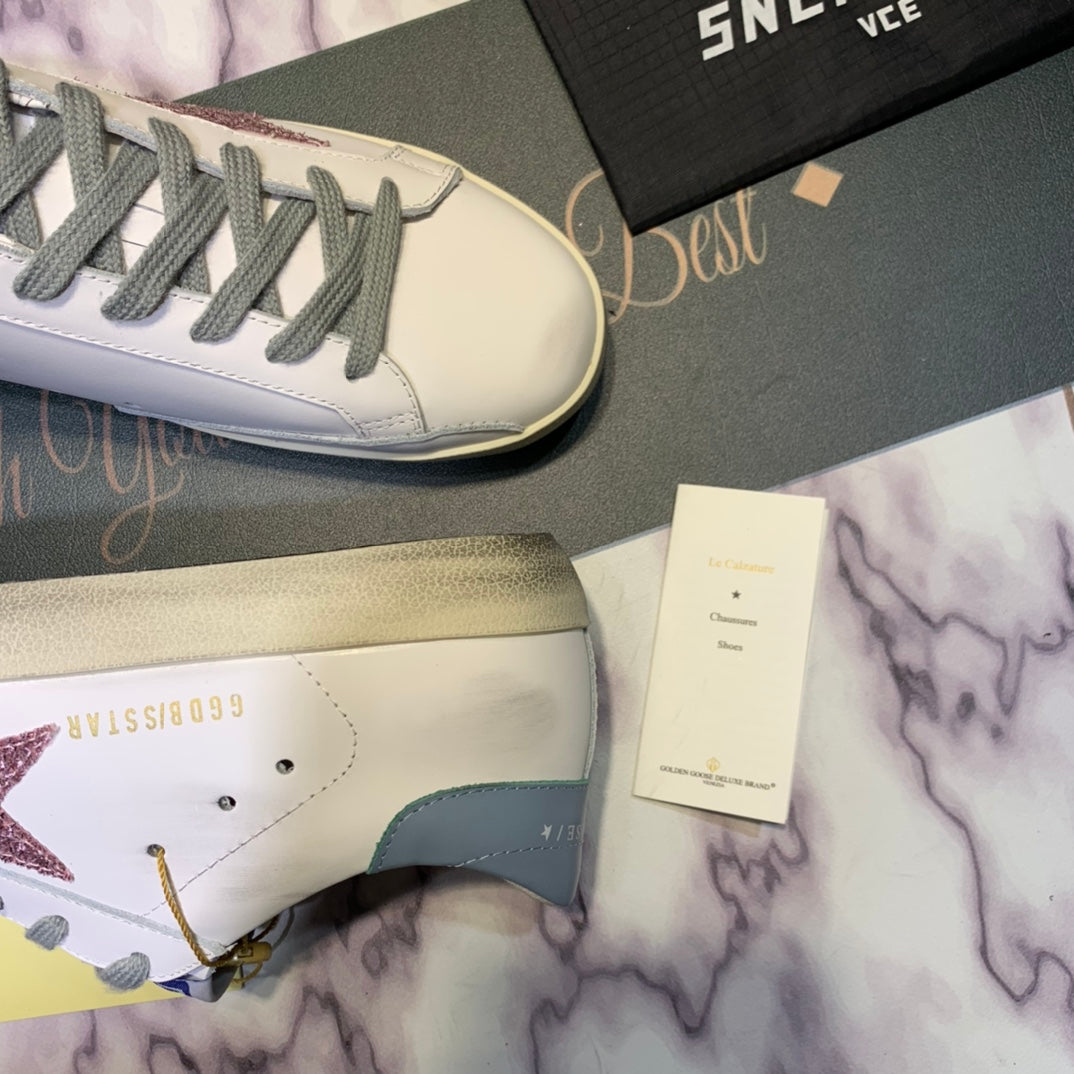 Golden Goose Vintage Distressed Sneakers #332