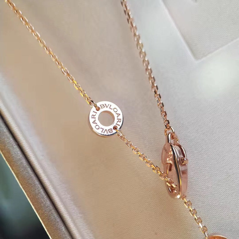 BVLGARI Gold-Plated Crystal Necklace