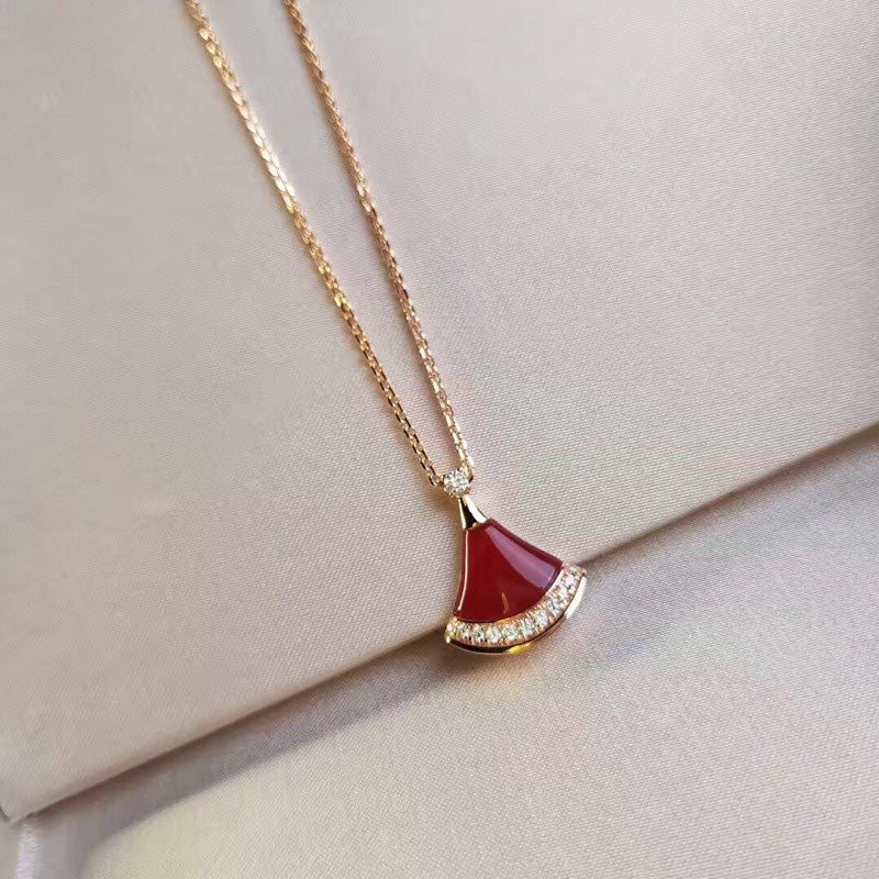 BVLGARI Gold-Plated Crystal Necklace