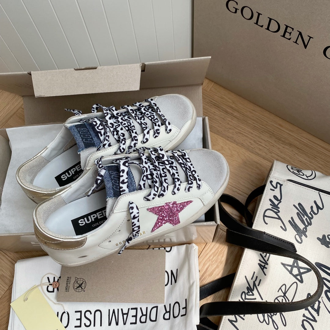Golden Goose Vintage Distressed Sneakers #226