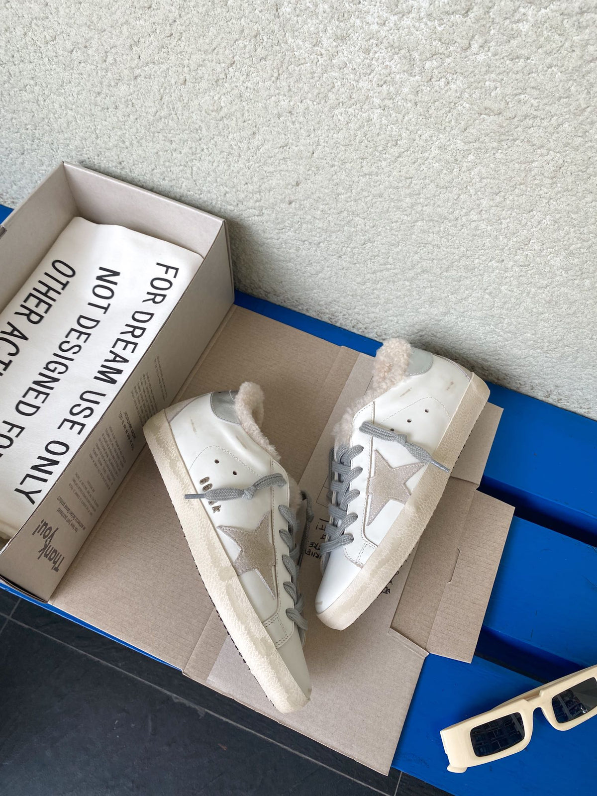Golden Goose Vintage Distressed Sneakers #028