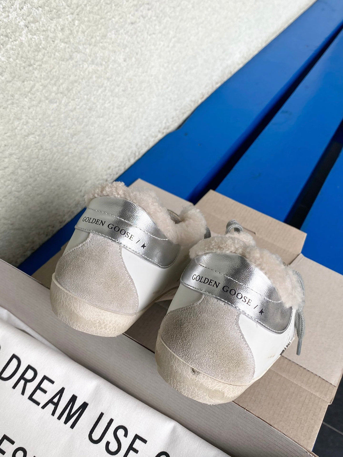 Golden Goose Vintage Distressed Sneakers #028