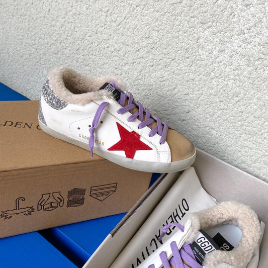 Golden Goose Vintage Distressed Sneakers #018