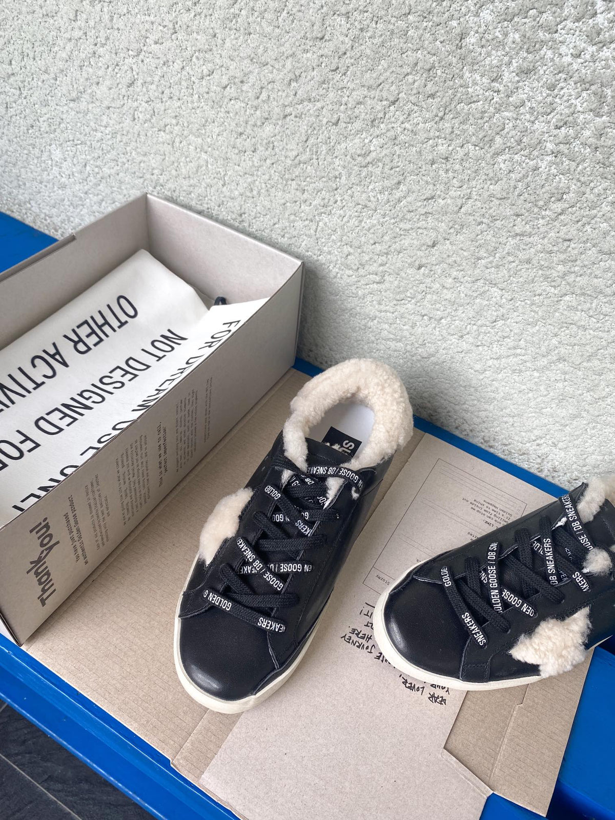 Golden Goose Vintage Distressed Sneakers #016