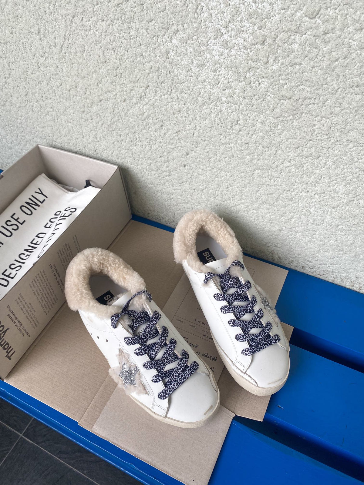 Golden Goose Vintage Distressed Sneakers #019