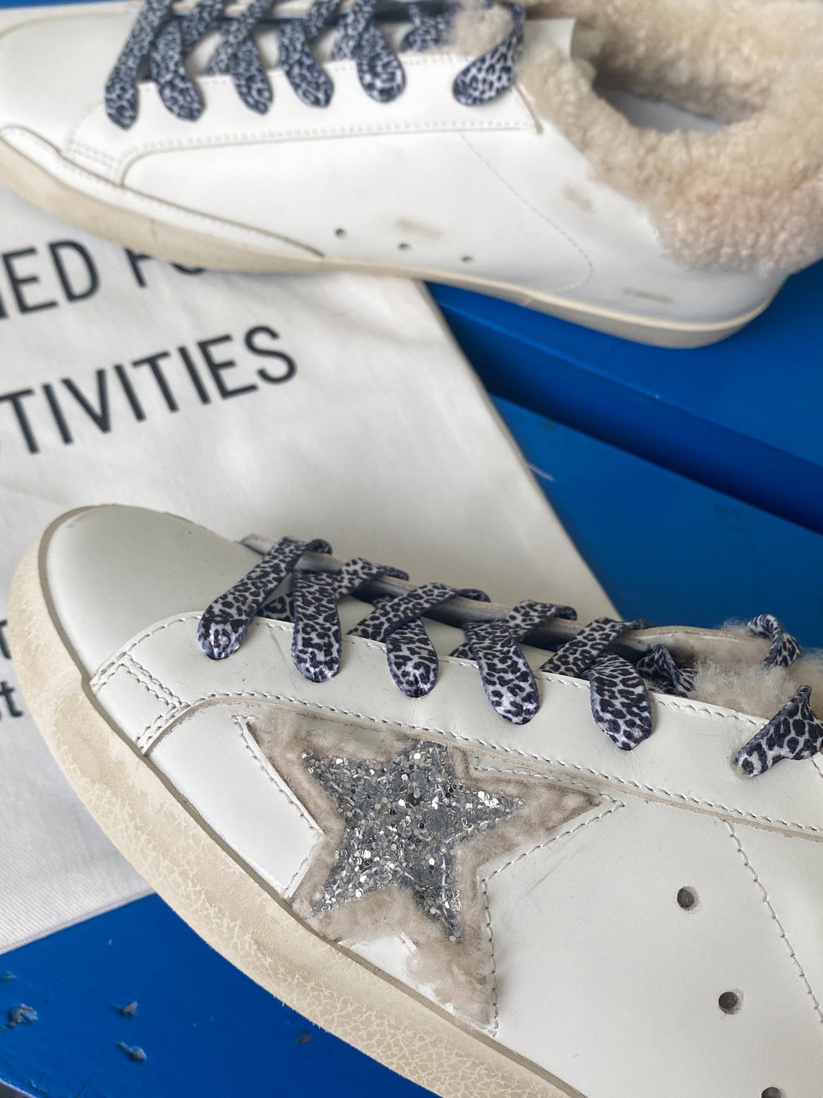 Golden Goose Vintage Distressed Sneakers #019