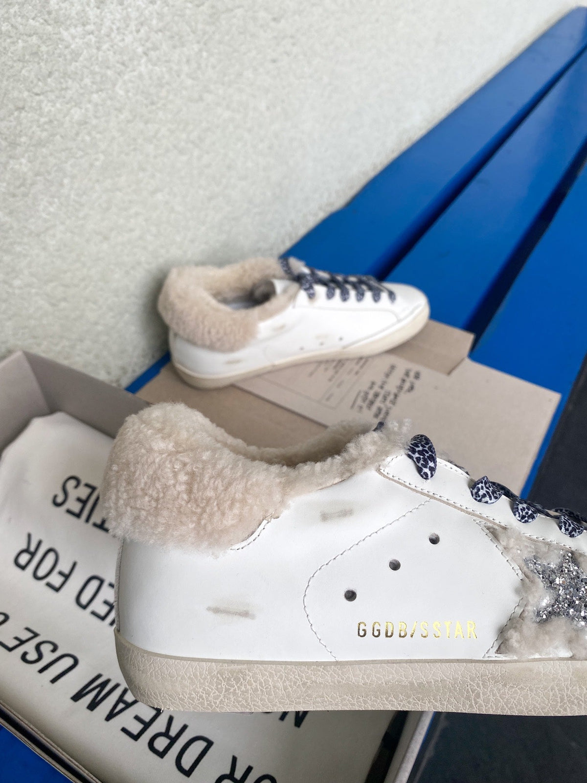 Golden Goose Vintage Distressed Sneakers #019