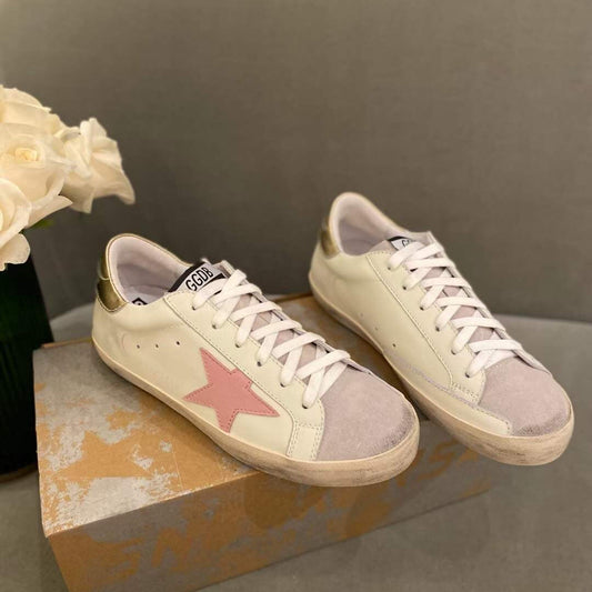 Golden Goose Vintage Distressed Sneakers #317
