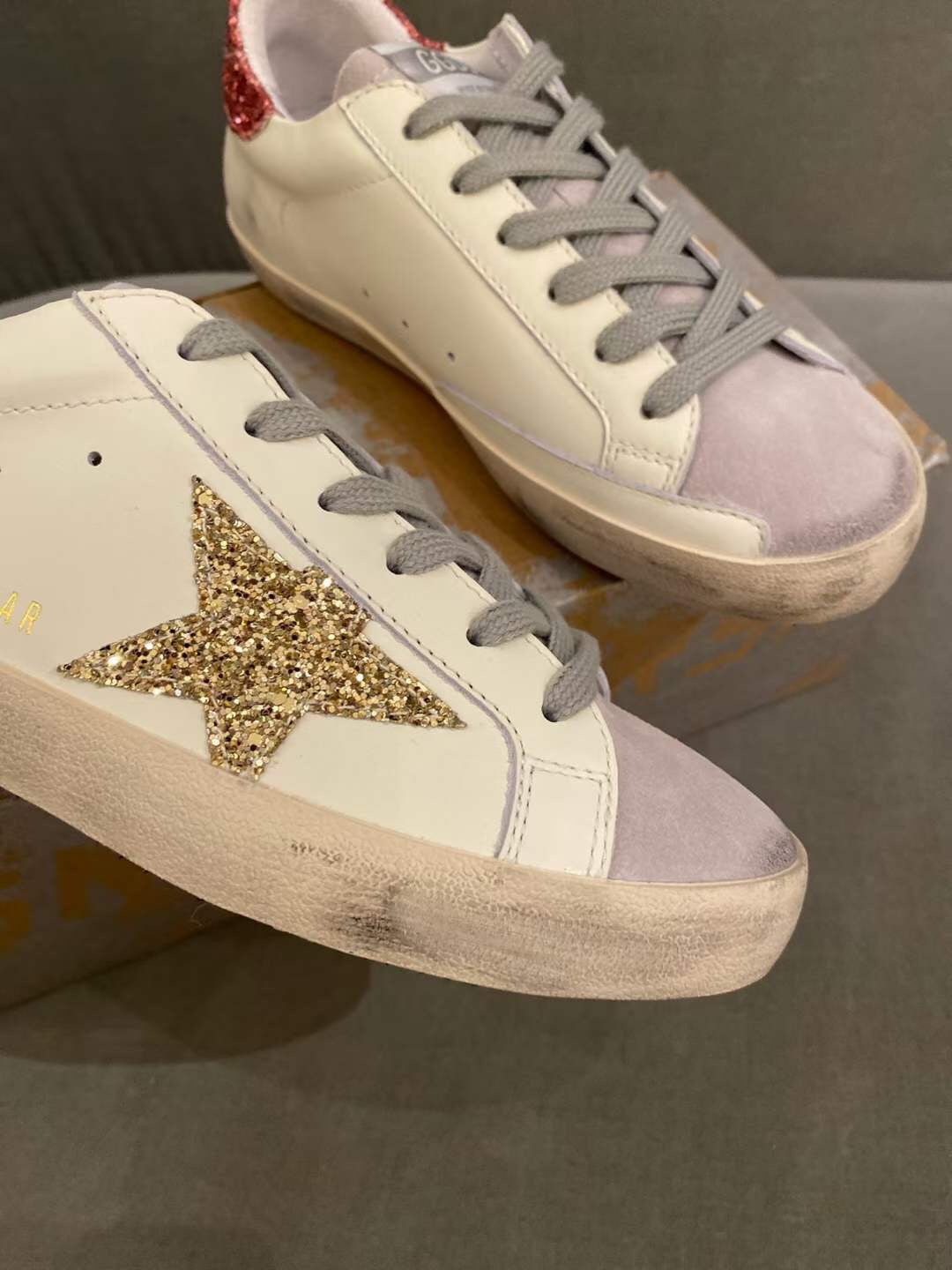 Golden Goose Vintage Distressed Sneakers #331