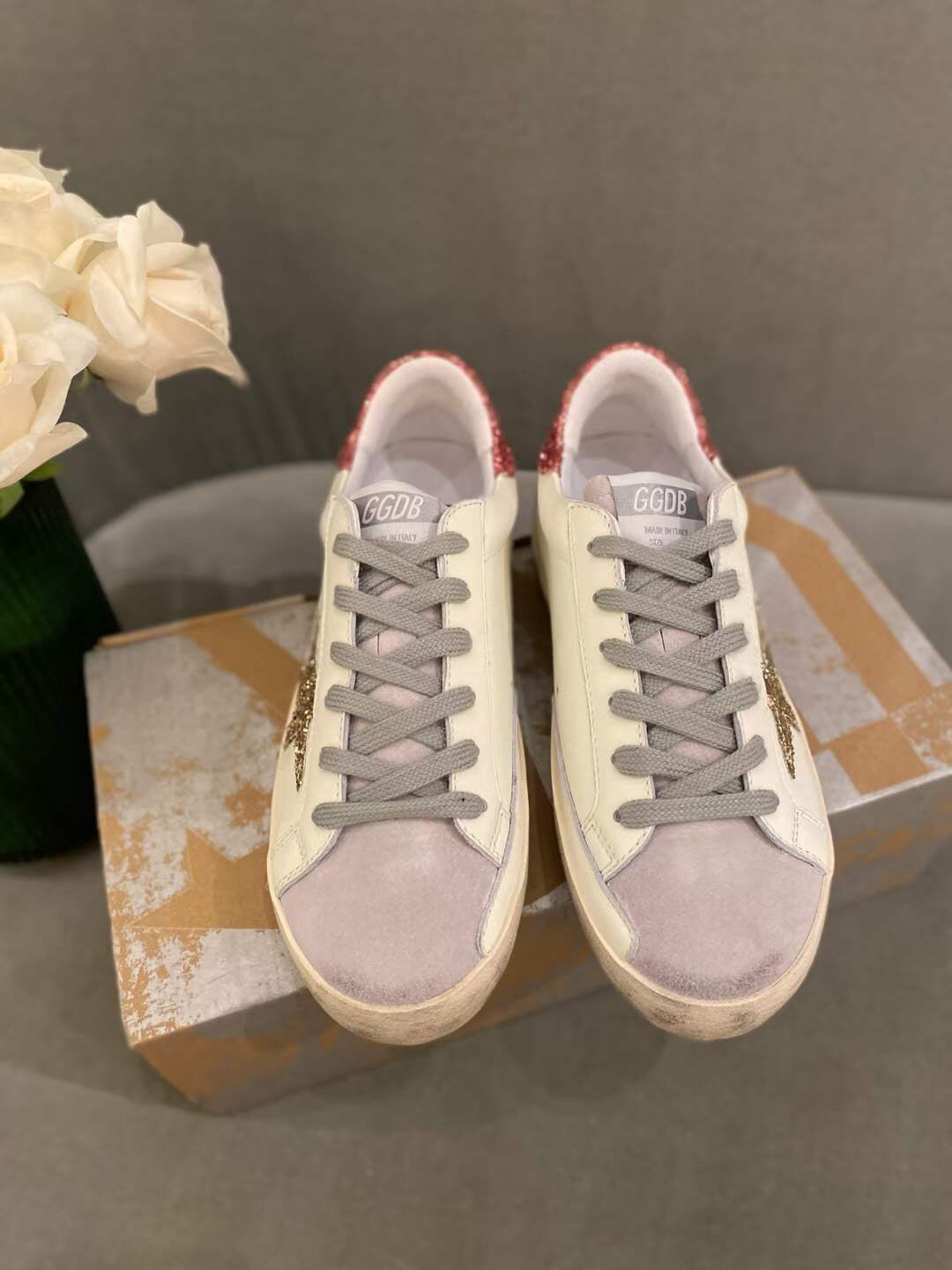 Golden Goose Vintage Distressed Sneakers #331