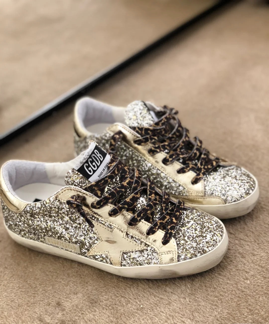 Golden Goose Vintage Distressed Sneakers #141