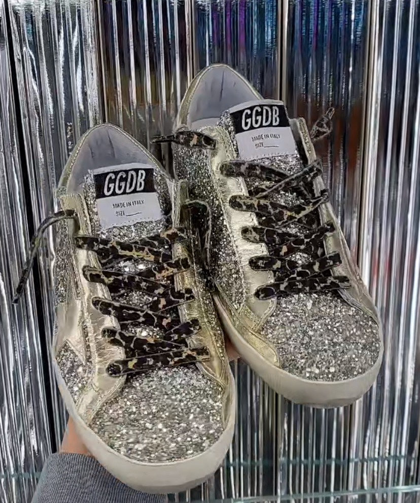 Golden Goose Vintage Distressed Sneakers #141
