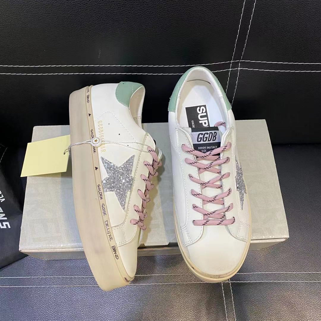 Golden Goose Vintage Distressed Sneakers #051