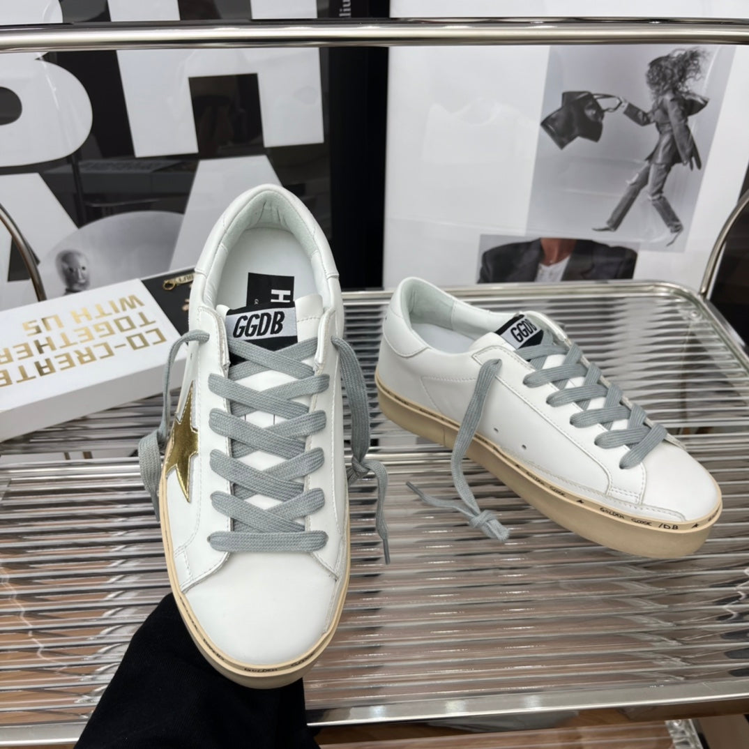 Golden Goose Vintage Distressed Sneakers #054