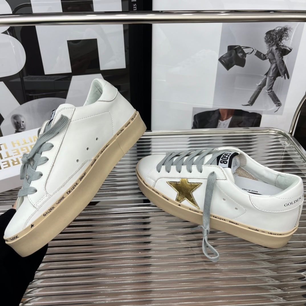Golden Goose Vintage Distressed Sneakers #054