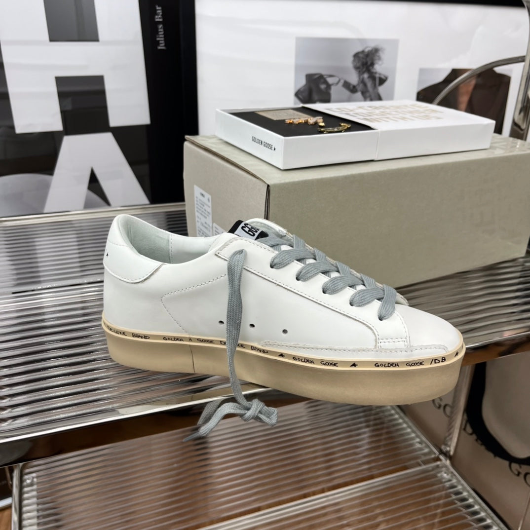 Golden Goose Vintage Distressed Sneakers #054