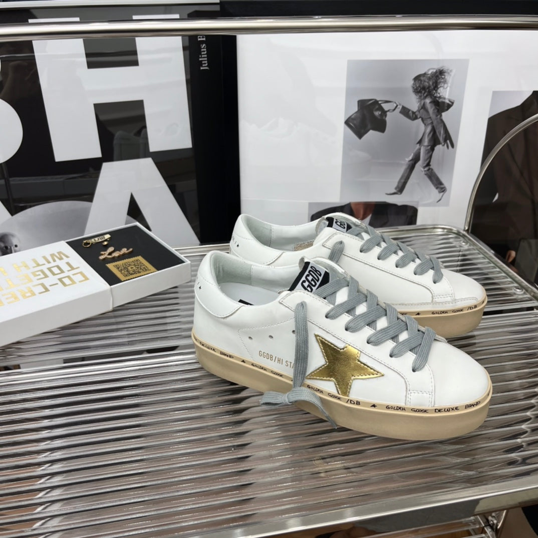 Golden Goose Vintage Distressed Sneakers #054