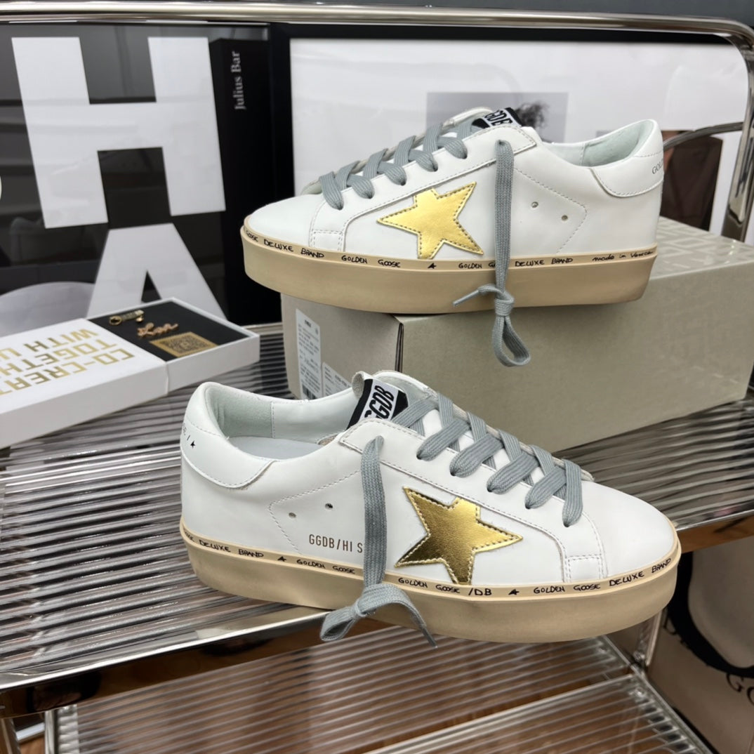 Golden Goose Vintage Distressed Sneakers #054