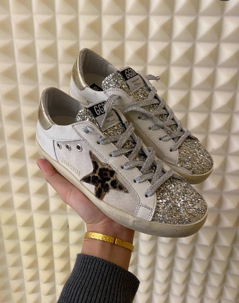 Golden Goose Vintage Distressed Sneakers #286