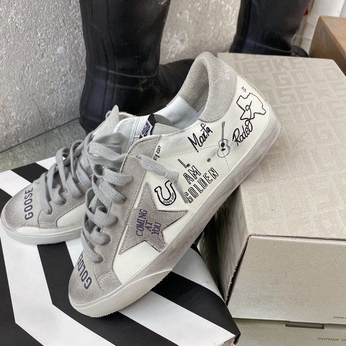 Golden Goose Vintage Distressed Sneakers #080