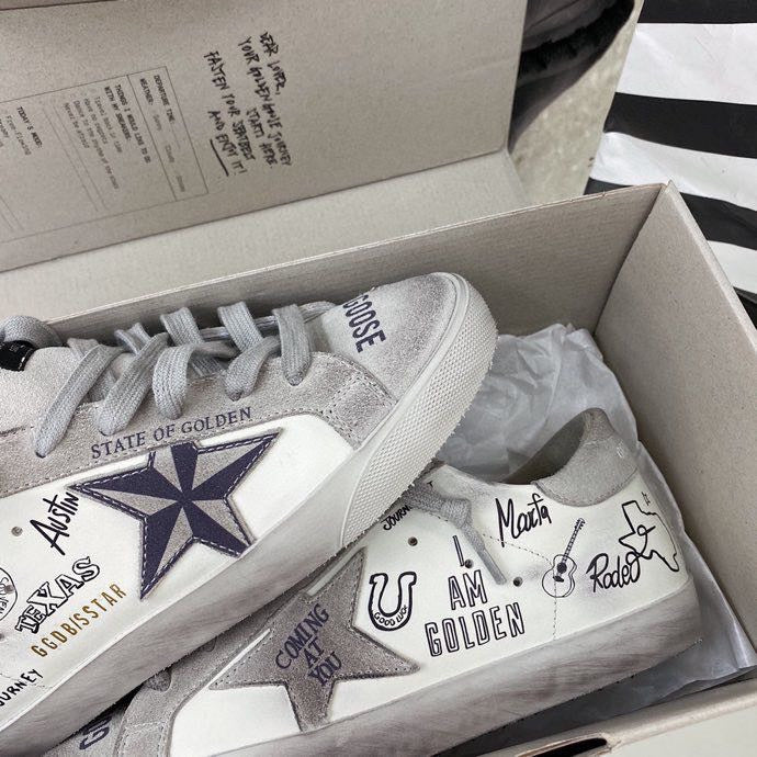 Golden Goose Vintage Distressed Sneakers #080