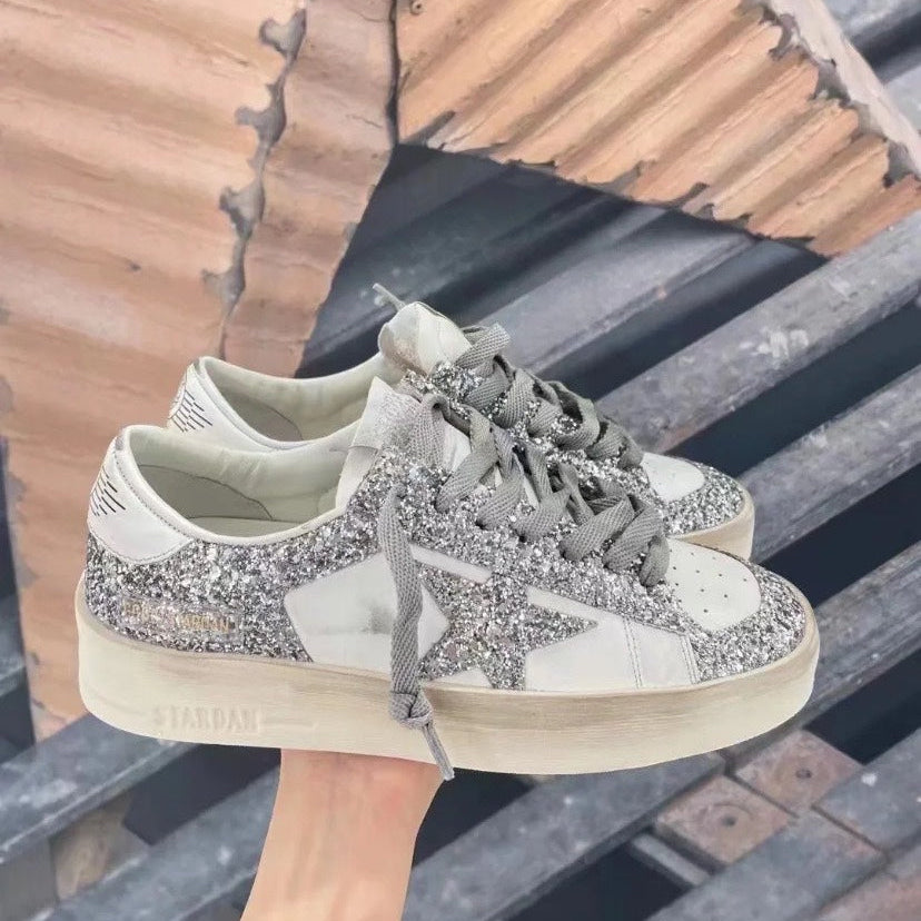 Golden Goose Vintage Distressed Sneakers #263
