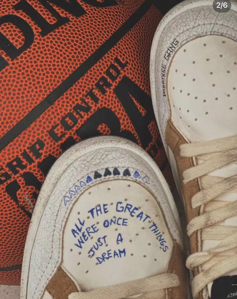 Golden Goose Vintage Distressed Sneakers #230