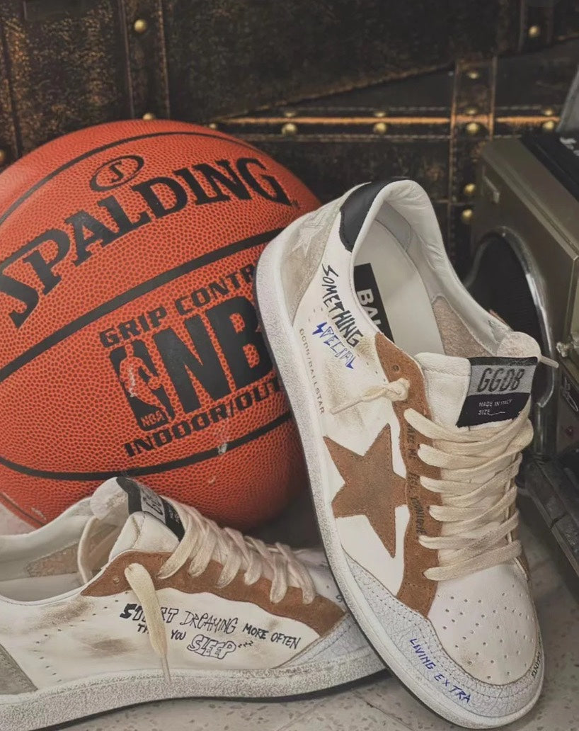 Golden Goose Vintage Distressed Sneakers #230