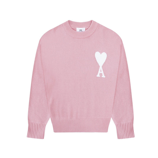 AMI PARIS Cotton and wool sweater
