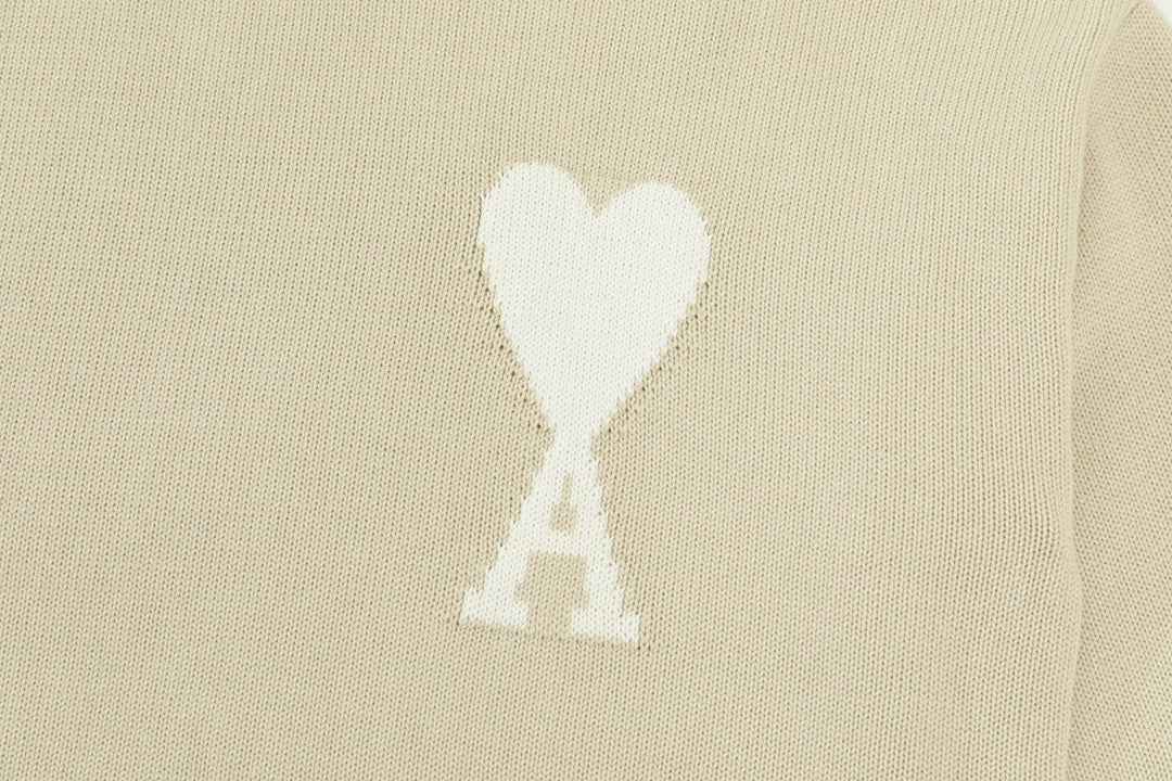 AMI PARIS Cotton and wool sweater