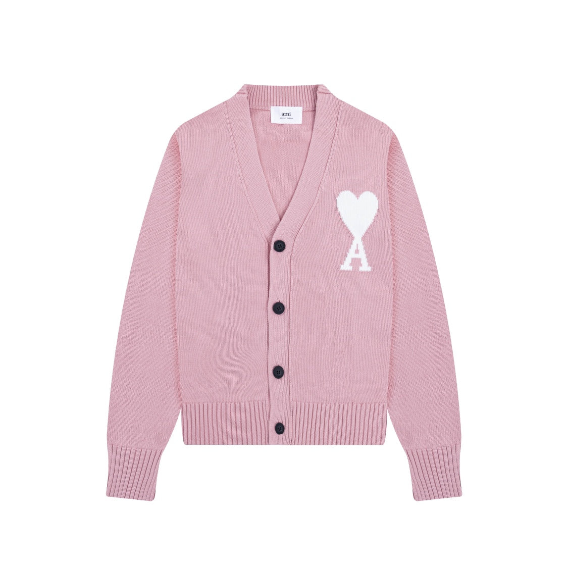 AMI PARIS Cotton and wool sweater