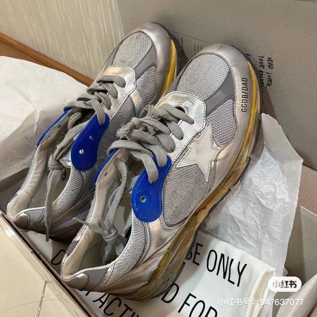 Golden Goose Vintage Distressed Sneakers #252