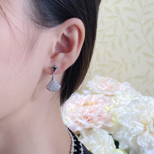BVLGARI Gold-Plated Crystal Earrings