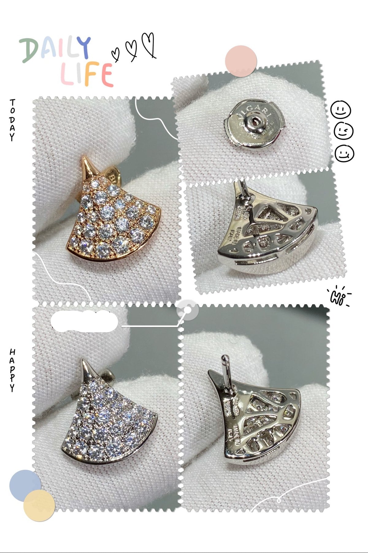 BVLGARI Crystal Divas' Dream Earrings