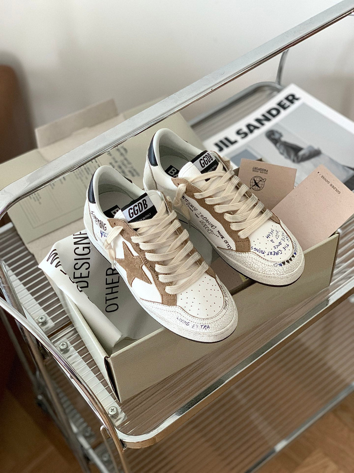 Golden Goose Vintage Distressed Sneakers #277