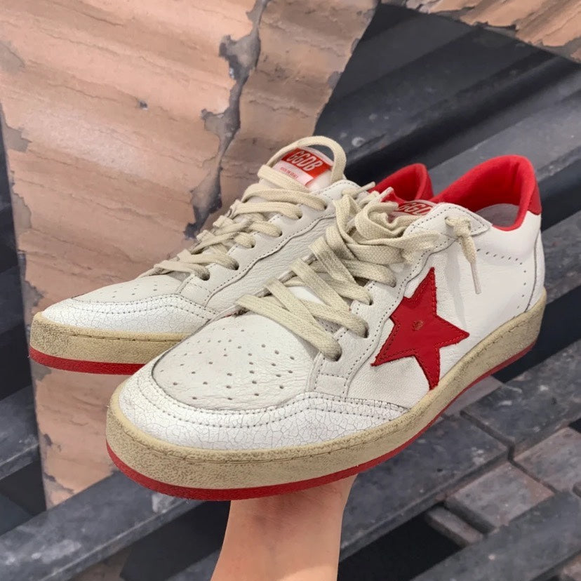Golden Goose Vintage Distressed Sneakers #257