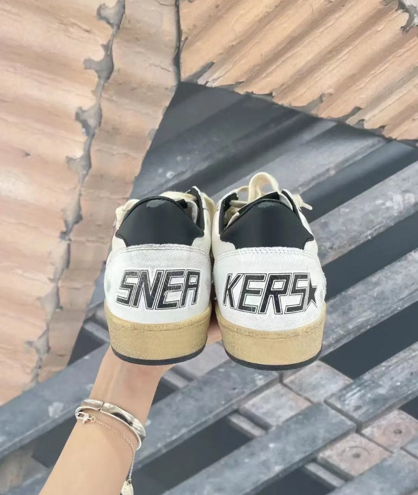 Golden Goose Vintage Distressed Sneakers #259