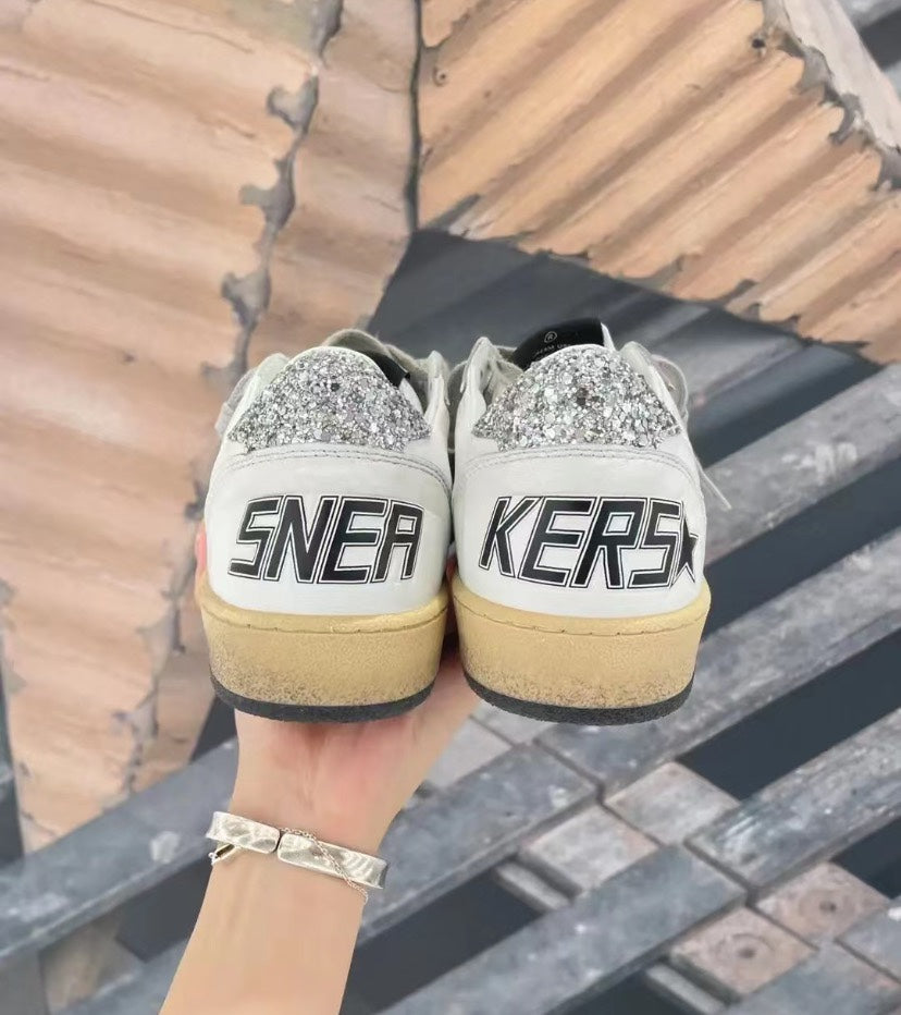 Golden Goose Vintage Distressed Sneakers #260
