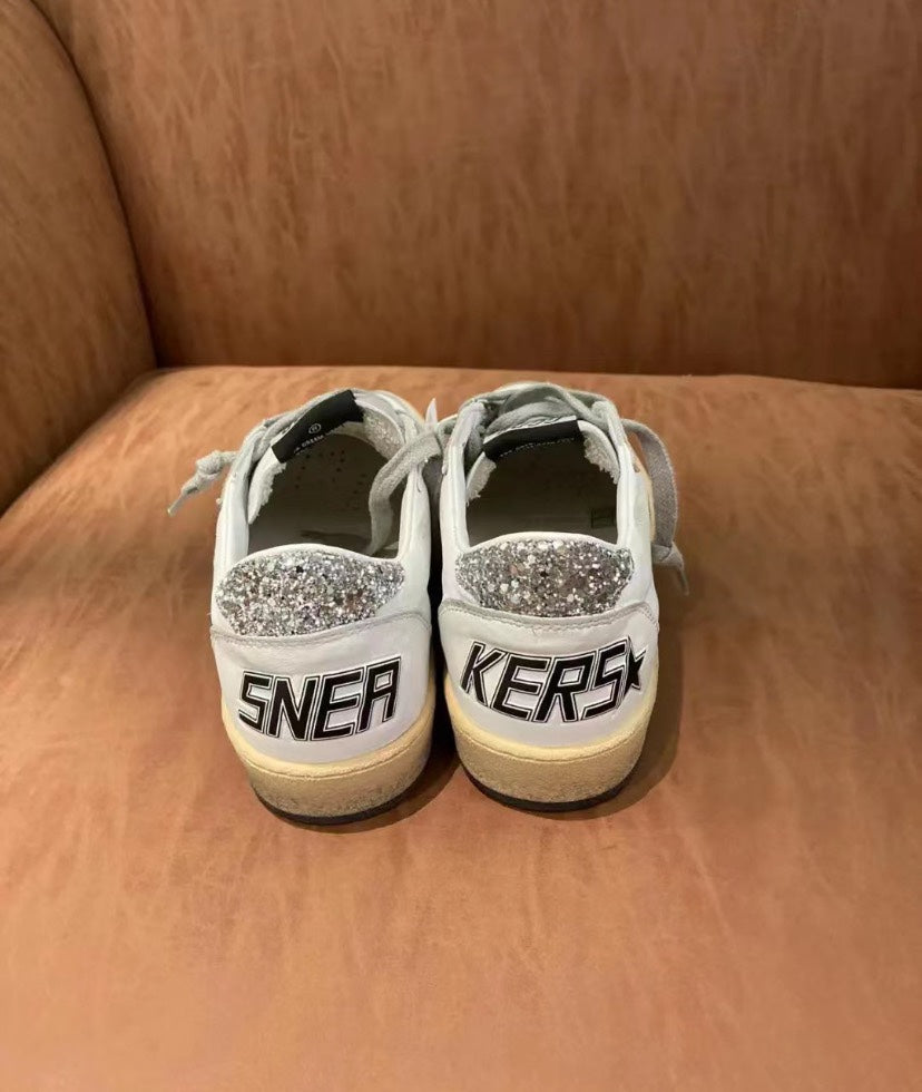 Golden Goose Vintage Distressed Sneakers #260