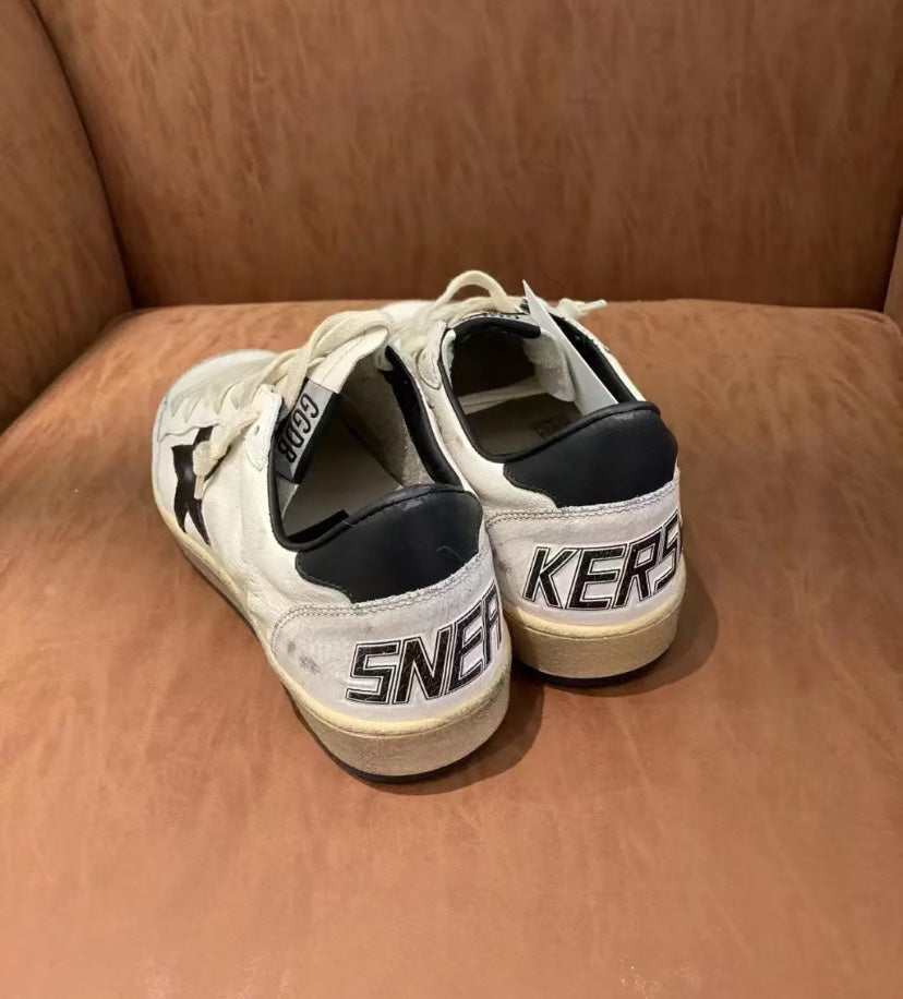 Golden Goose Vintage Distressed Sneakers #259