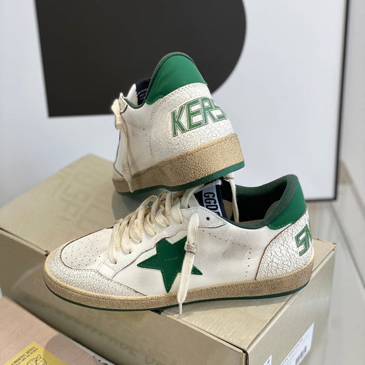 Golden Goose Vintage Distressed Sneakers #124